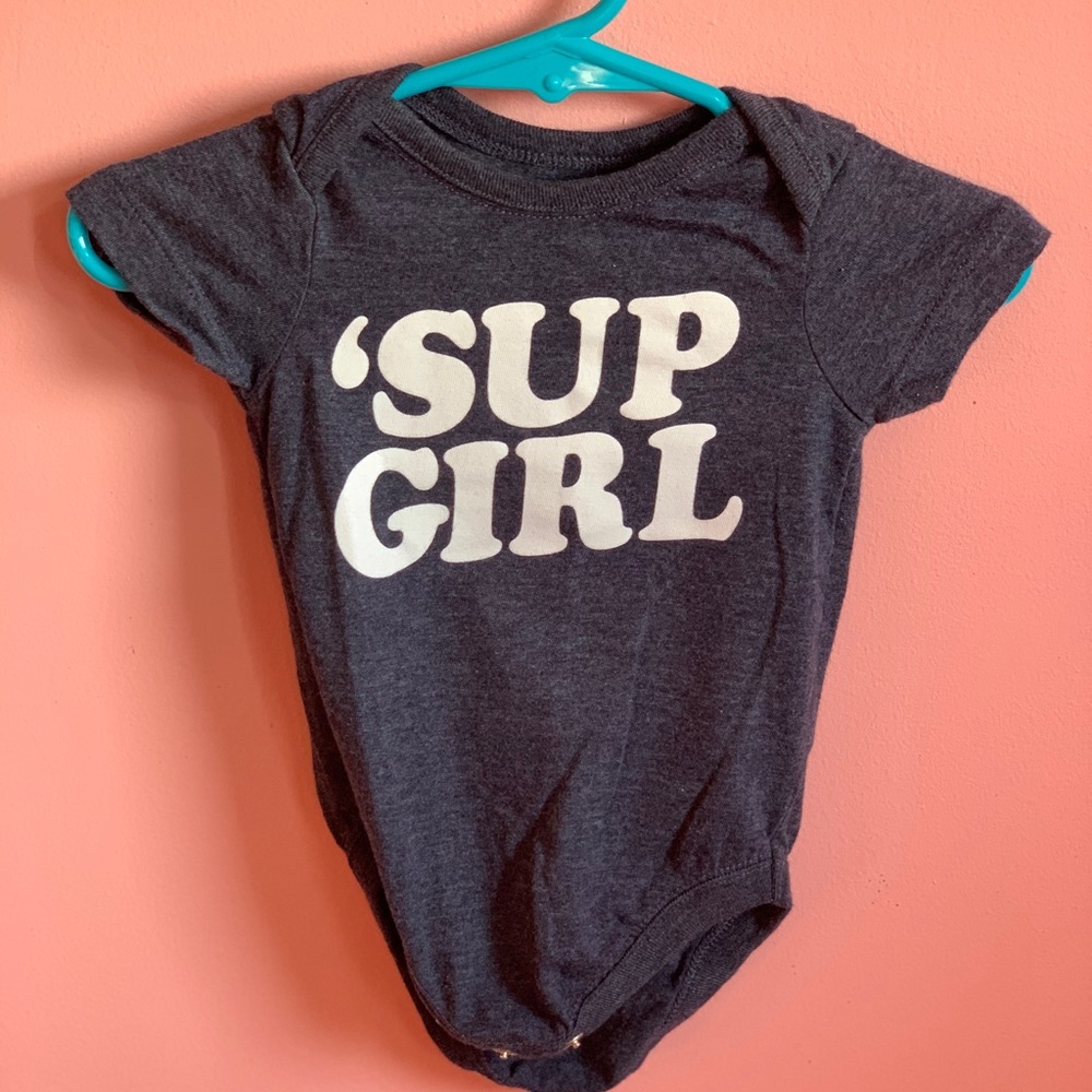 0-3 sup girl onesie